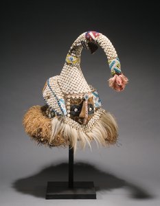Maschera elmo Kuba da Congolese Congolese