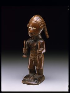 Figura maschile in piedi, popolo Bembe da Congolese Congolese