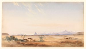 Cordigliera delle Ande, vista dalla Piana del Mistero, vicino a Santa Cruz, c.1878