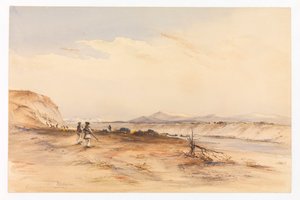 Caccia sul fiume Santa Cruz, c.1878 da Conrad Martens