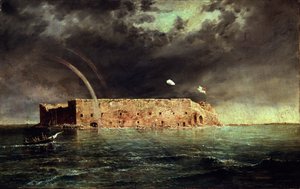 Veduta di Fort Sumter, Carolina del Sud, 1863