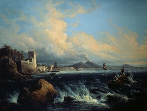 Napoli vista da Posillipo da Consalvo Carelli