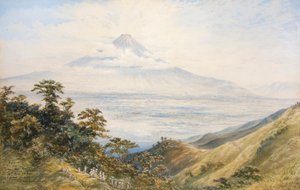 Fujiyama dal Passo Otomi Toge, Giappone da Constance Frederica Gordon Cumming