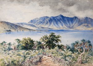Baia di Naiviri, Nananu, Fiji 1876 da Constance Frederica Gordon Cumming