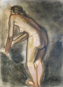 Nudo in piedi, di Constant Permeke
