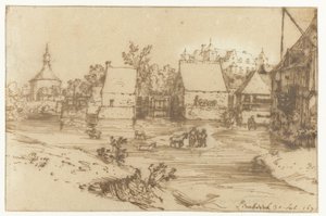 Veduta di Lembeek da Constantijn Huygens (II)