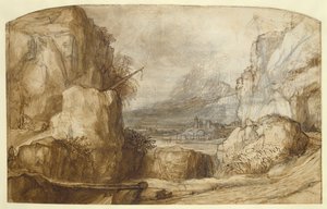 Paesaggio Montuoso da Constantin Daniel van Renesse