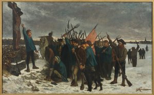 Episodio dalla guerra in Vandea da Constantin Emile Meunier