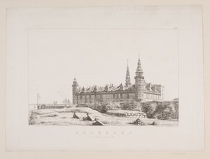 Danese: Kronborg vista dal lato nord-ovest da Constantin Hansen
