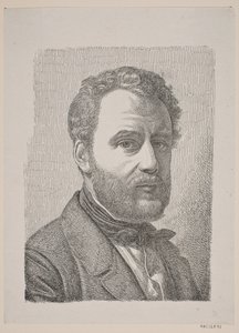 Ritratto di Wilhelm Marstrand da Constantin Hansen