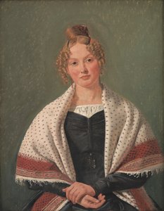 Ritratto di Hanne Wanscher, nata Wegener da Constantin Hansen