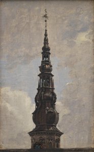 La grande guglia del castello di Kronborg. Studio