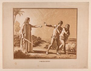 Cacciata dal Paradiso da Constantin Hansen