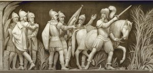 Pizarro in viaggio verso il Perù Il fregio nella Rotonda del Campidoglio degli Stati Uniti, 1860-1873