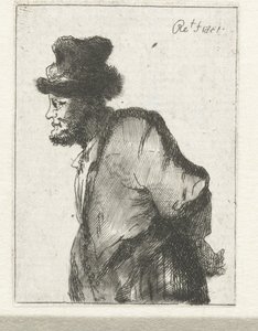 Contadino con le mani dietro la schiena da Constantino Cumano (possibly)