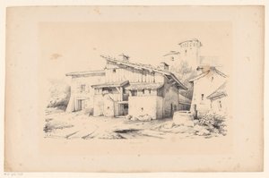 Case e torre (Il Paesaggio)