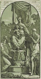 Madonna con Bambino in trono, San Girolamo e San Francesco