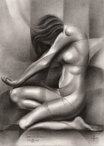 Figura astratta ed elegante