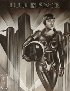 Astronauta della città Art Déco da Corné Akkers