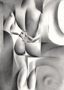 Elegante nudo geometrico da Corné Akkers