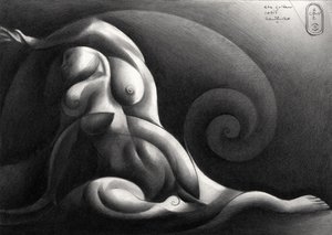 Figura della spirale dorata da Corné Akkers