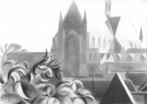 Giardino della cattedrale gotica