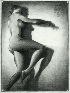 Abbraccio di un nudo aggraziato