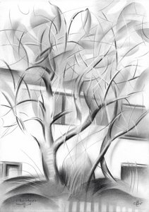 Alberi astratti moderni da Corné Akkers