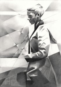 Ritratto geometrico moderno