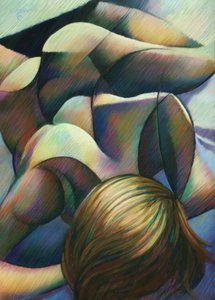 Figura astratta serena