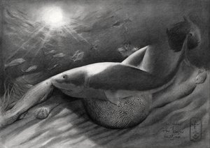 Lo squalo e la sirena da Corné Akkers