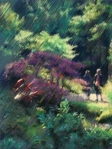 Una passeggiata in un giardino rigoglioso da Corné Akkers