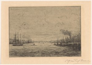 Veduta della Mosa presso Rotterdam
