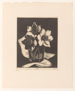 Vaso con fiori da Cornelia Vreede (signed by artist)