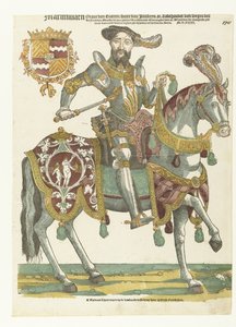 Ritratto di Maximiliaan van Buren a cavallo