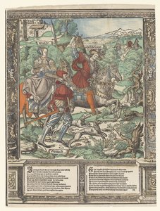 La caccia (titolo della serie: Het verhaal van Sorgheloos) da Cornelis Anthonisz.