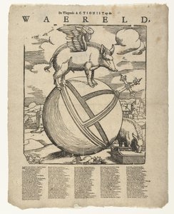 Il maiale alato sul mondo