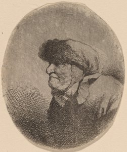 Busto di una vecchia da Cornelis Pietersz Bega