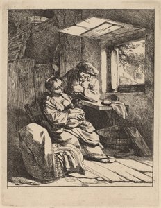 La giovane madre da Cornelis Pietersz Bega