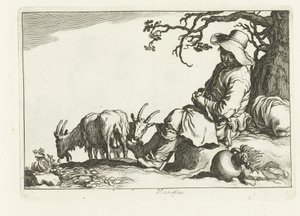 Pastore di capre da Cornelis Bloemaert (II)
