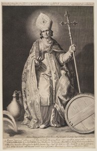 San Willibrord, tavola 2, da I vescovi di Utrecht da Cornelis Bloemaert