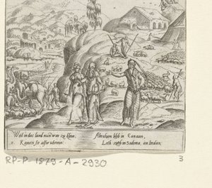 Addio di Abramo e Lot da Cornelis Bos
