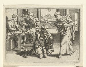 Anania battezza Paolo da Cornelis Bos