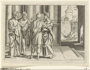 Barnaba porta Paolo dagli apostoli da Cornelis Bos