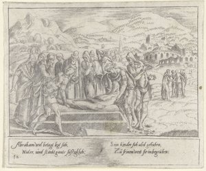Funerale di Abramo da Cornelis Bos