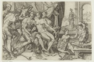 Il figliol prodigo sperpera il suo denaro, Il concerto da Cornelis Bos
