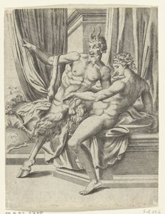 Giove e Antiope da Cornelis Bos