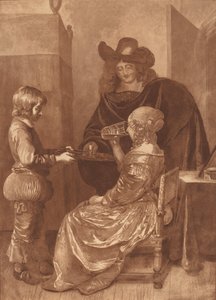 Cavaliere e dama con un paggio, 1779, pubblicato 1781