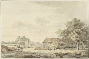 Paesaggio con fattorie da Cornelis Buys