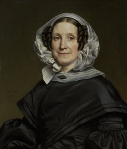 Aryna van der Pot (1786-1850). Moglie di N. J. A. C. Hoffmann da Cornelis Cels (signed by artist)